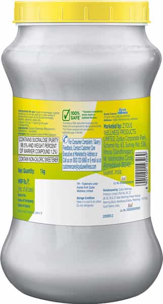 Sugar Free Natura Sugar Substitute Powder Low Calorie Jar Of 1 Kg