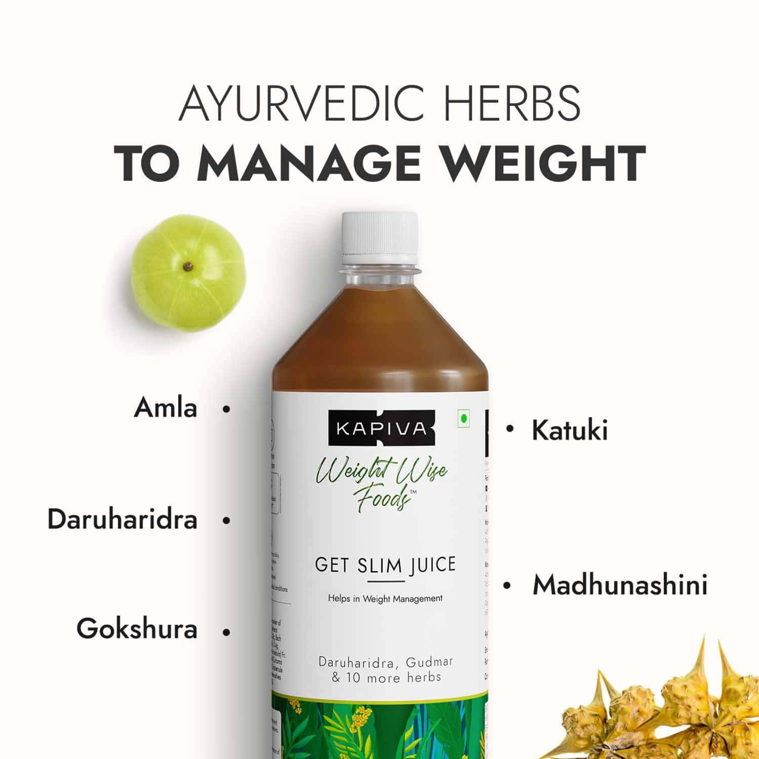 Buy KAPIVA GET SLIM JUICE 1L HELPS BURN FAT NATURALLY GOODNESS OF