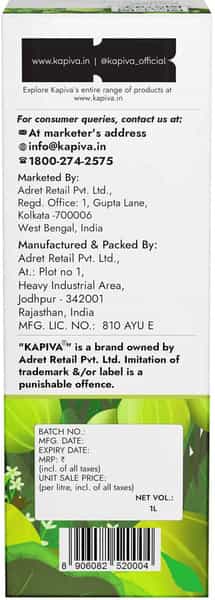 Kapiva Amla Health Juice Bottle Of 1 L