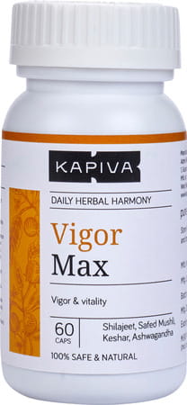 Kapiva Vigor Max Vitality Capsules Bottle Of 60