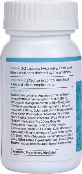 Kapiva Dia Free Glucose Control Capsules Bottle Of 60 'S