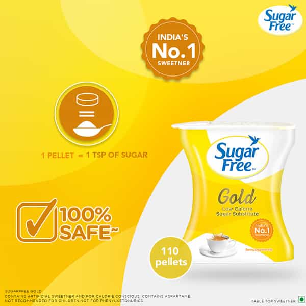 Sugar Free Gold Sweetener Packet Of 110 Pellets