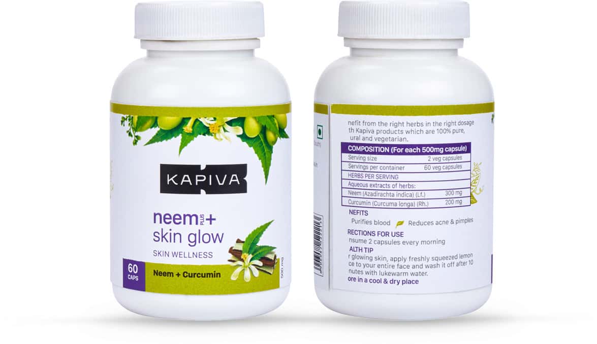 Buy KAPIVA NEEM + SKIN GLOW IMMUNITY BOOSTER CAPSULES BOTTLE OF 60 Online & Get Upto 60% OFF at PharmEasy