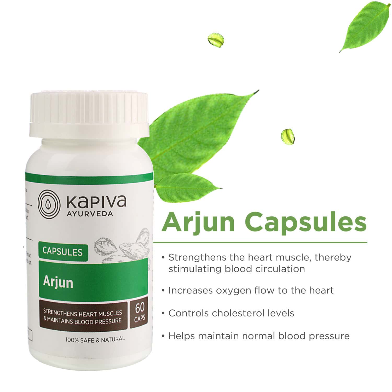 Buy Kapiva Arjun Immunity Booster Capsules Bottle Of 60 Online at Flat ...