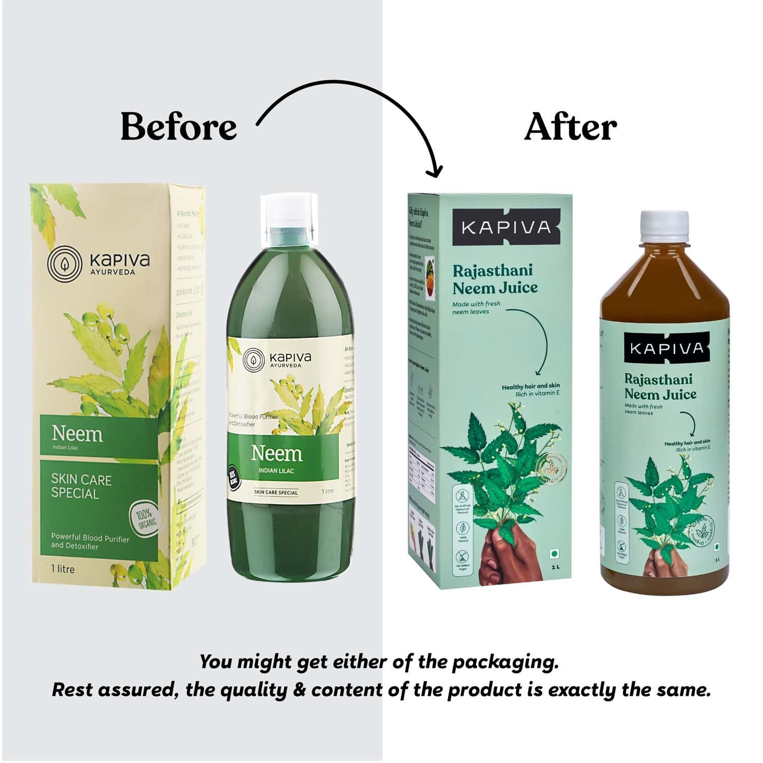 Buy Kapiva Neem Health Juice Bottle Of 1 L Online at Flat 18 OFF