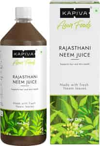 Kapiva Rajasthani Neem Juice 1l| Natural Juice Made From Fresh Neem Leaves | Healthy Hair & Skin