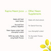 Kapiva Rajasthani Neem Juice 1l| Natural Juice Made From Fresh Neem Leaves | Healthy Hair & Skin