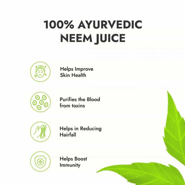 Kapiva Rajasthani Neem Juice 1L| Natural Juice Made From Fresh Neem Leaves | Healthy Hair & Skin