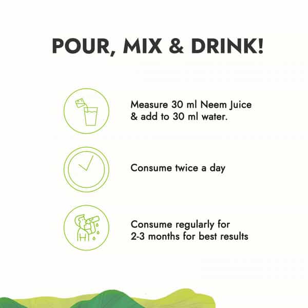 Kapiva Rajasthani Neem Juice 1L| Natural Juice Made From Fresh Neem Leaves | Healthy Hair & Skin