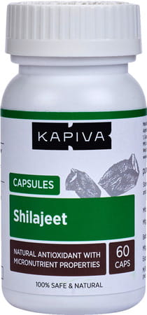 Kapiva Shilajeet Immunity Booster Capsules Bottle Of 60