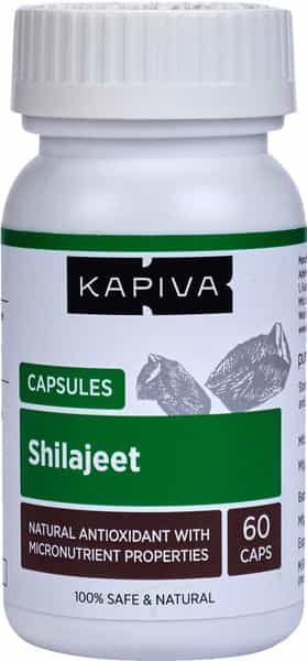 Kapiva Shilajeet Immunity Booster Capsules Bottle Of 60