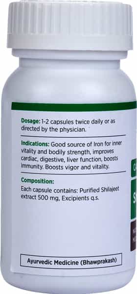 Kapiva Shilajeet Immunity Booster Capsules Bottle Of 60