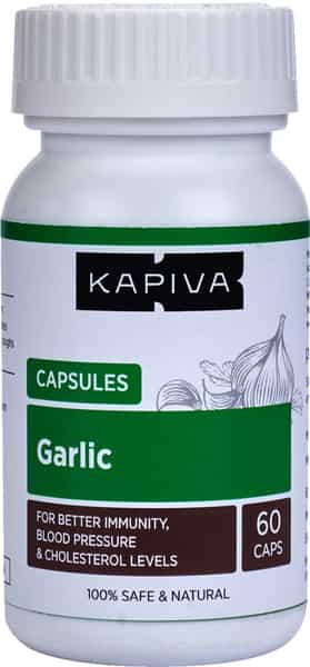 Kapiva Garlic Capsules - 500 Mg - 60 Capsules - Nature's Medicine 100% Natural
