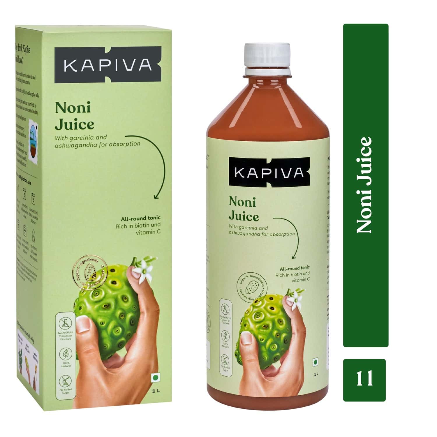 Buy Kapiva Noni Health Juice Bottle Of 1 L Online at Flat 18 OFF