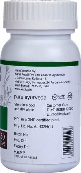 Kapiva Brahmi Immunity Booster Capsules Bottle Of 60