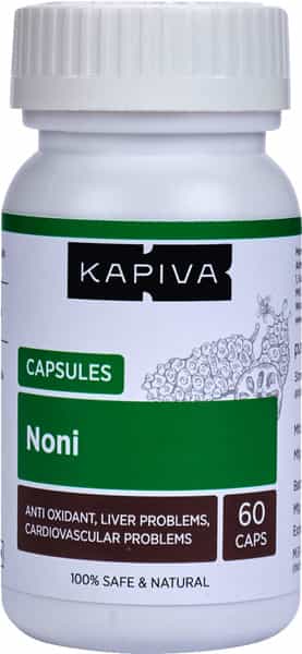 Kapiva Noni Capsules 500 Mg - 60 Capsules - Stronger Heart And Immune System 100% Natural