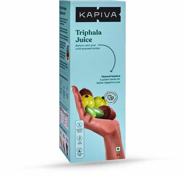 Kapiva Triphala Juice 1L| Ayurvedic Formula Acts As Herbal Laxative | Digestive Care