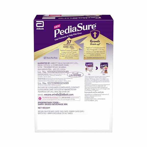 Pediasure Premium Chocolate Child Nutrition Drink Refill Of 1 Kg