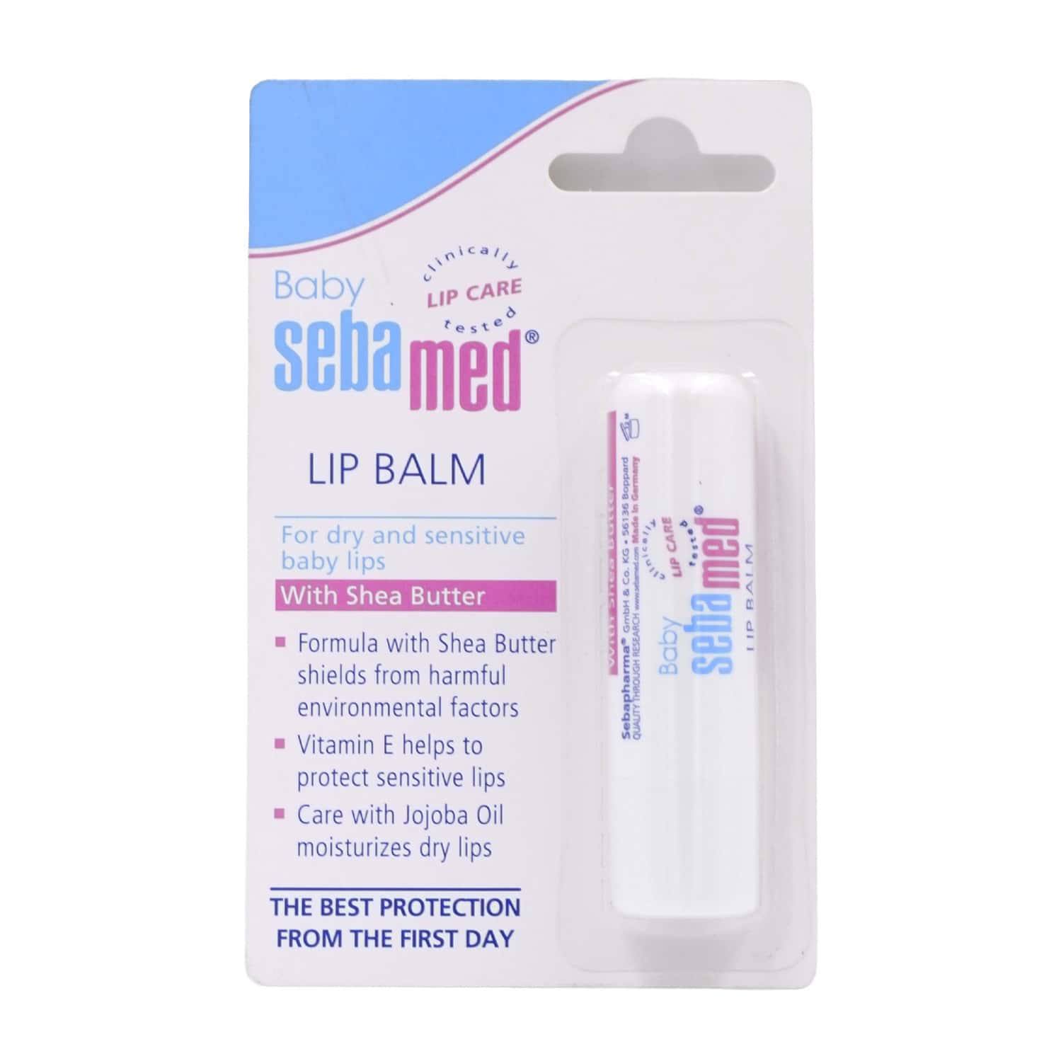 Sebamed Baby Lip Balm|soft Baby Lips|with Shea Butter | Jojoba Oil & Beeswax|4.8 Gm