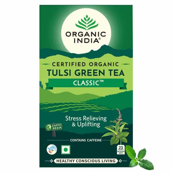 Organic India Tulsi Green Classic Tea Bag 25'S