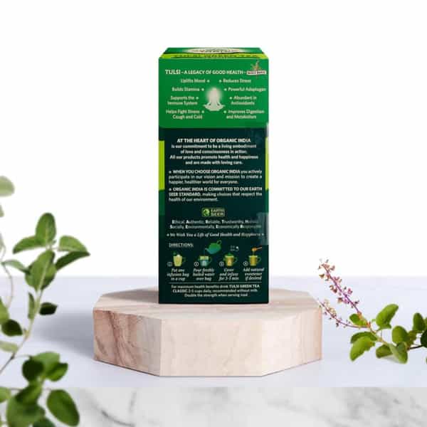 Organic India Tulsi Green Classic Tea Bag 25'S