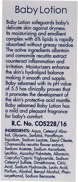 Sebamed Baby Ph 5.5 Body Lotion For Delicate Skin 50Ml