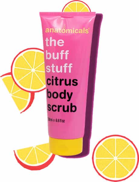 Anatomicals | Citrus Body Scrub With Grapefruit Extract And Walnut Shell 200 Ml
