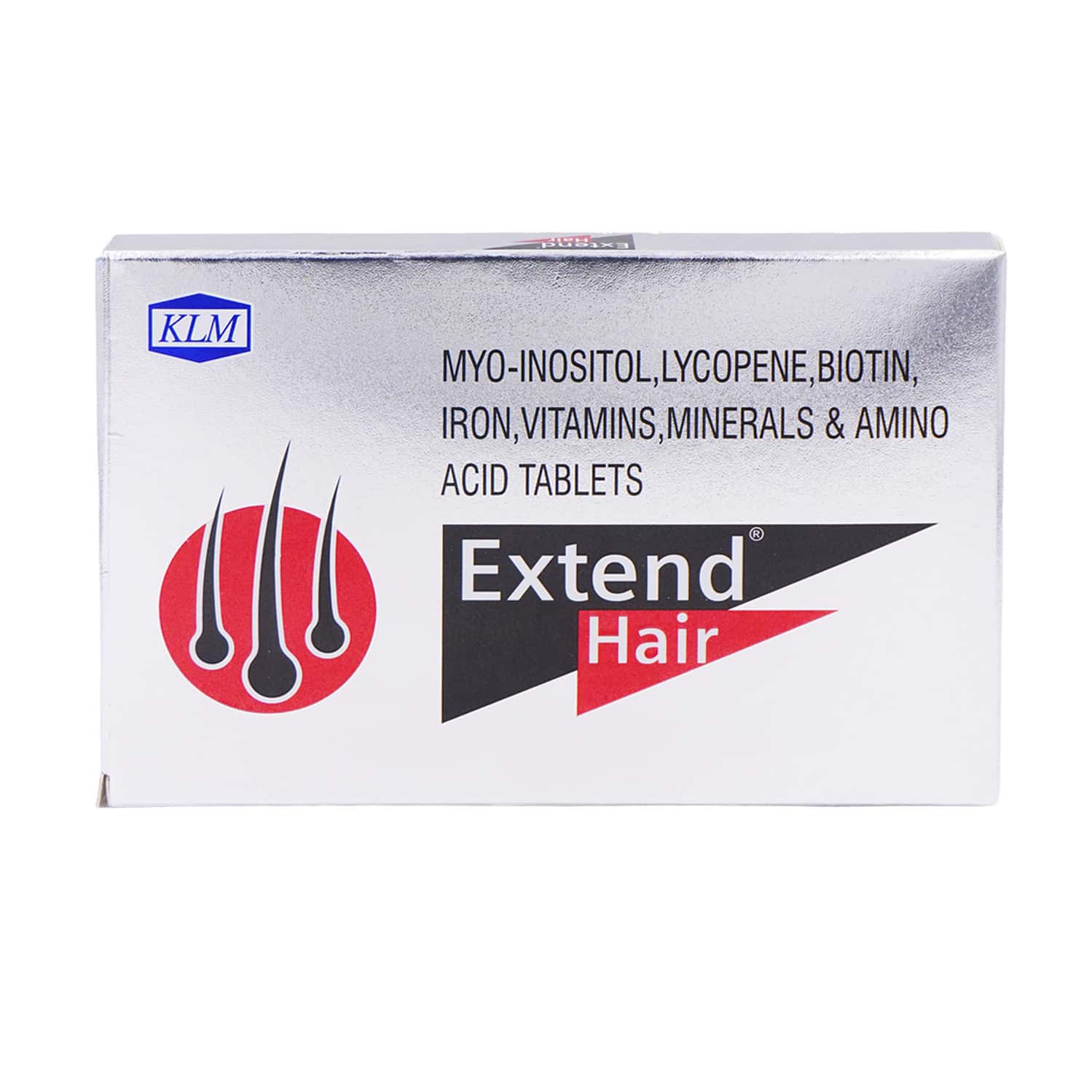 Extend Hair Strip Of 10 Tablets