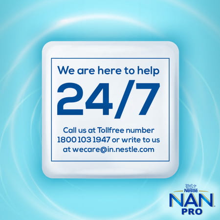 Nestle Nan Pro Stage 1 Infant Formula With Probiotic (Upto 6 Months) Powder Tin Of 400 Gm