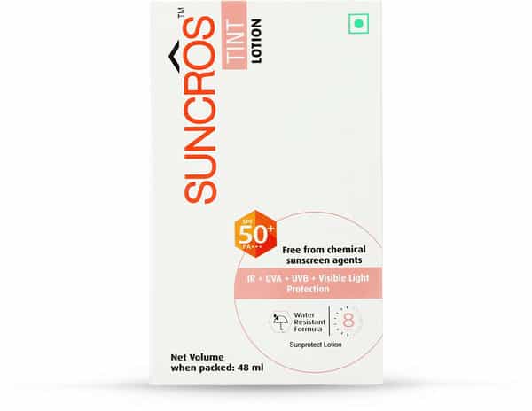 Suncros Tint Sunscreen Lotion Spf50 48Ml