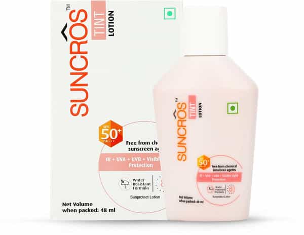 Suncros Tint Sunscreen Lotion Spf50 48Ml