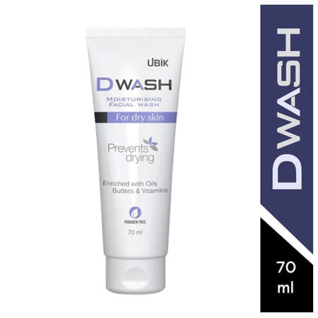 Dwash Moisturising Facial Face Wash Bottle Of 70 Ml