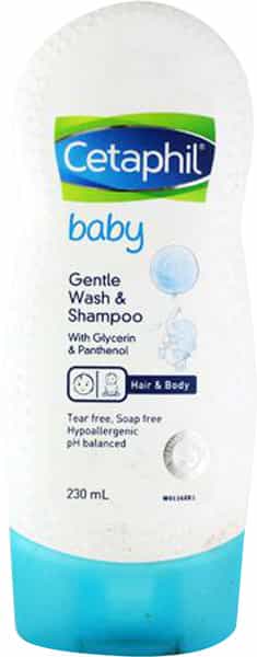 Cetaphil Baby Gentle Wash & Shampoo | For Delicate Skin & Hair | 230 Ml