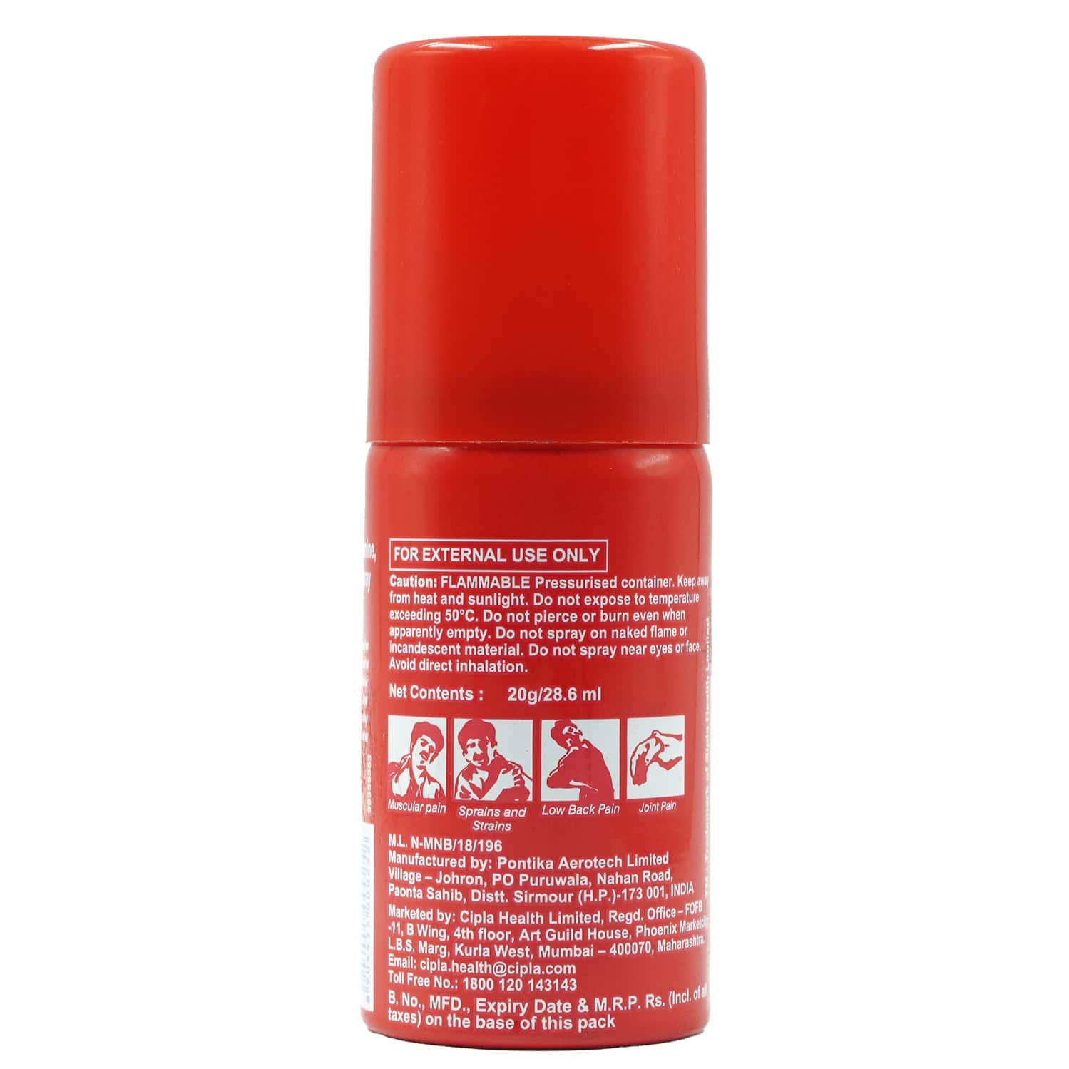 Omnigel Spray 20gm