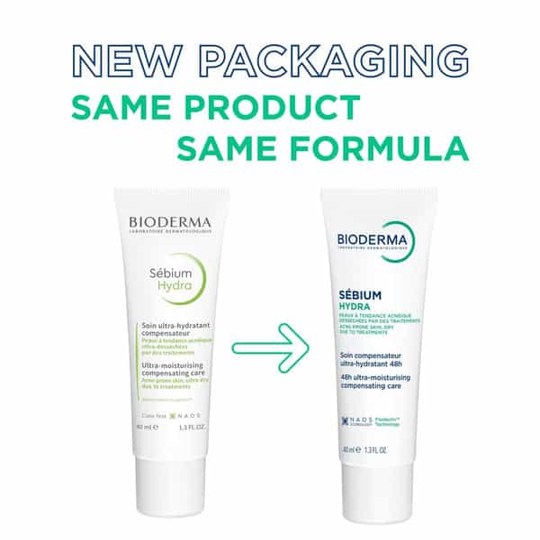 Bioderma Sebium Hydra Ultra-Moisturising Cream Very Dry Acne-Prone Skin 40Ml