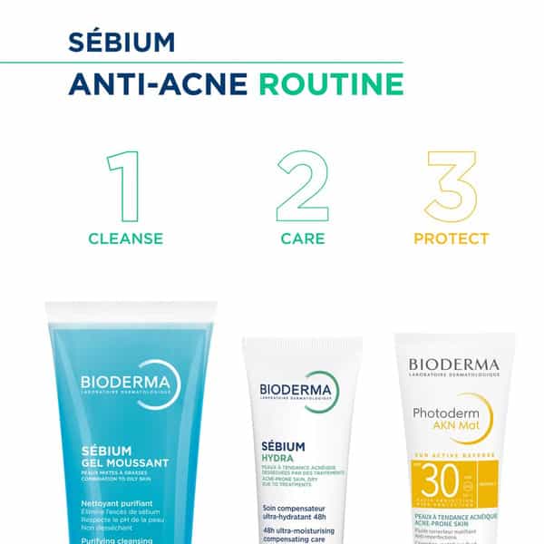 Bioderma Sebium Hydra Ultra-Moisturising Cream Very Dry Acne-Prone Skin 40Ml