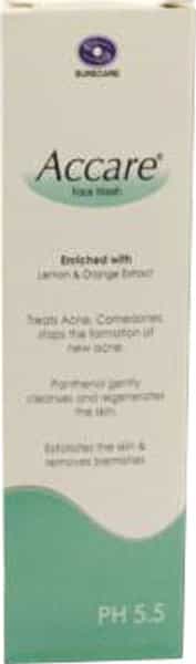 Accare Face Wash Tube Of 100 Ml