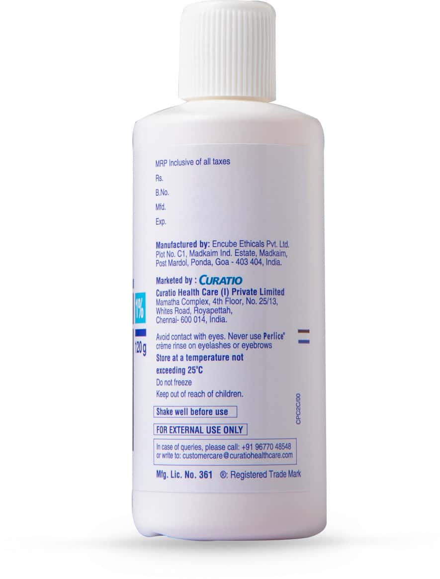 Buy PERLICE PERMETHRIN CREAM 120G Online & Get Upto 60 OFF at PharmEasy