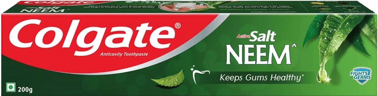Colgate Toothpaste - Active Salt Neem - 200 G