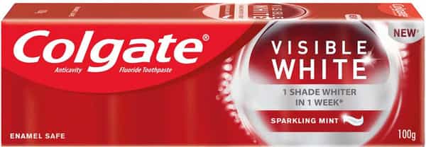 Colgate Visible White Sparking Mint Whitening Toothpaste Tube Of 100 G