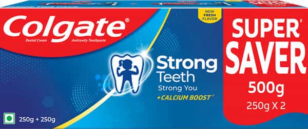 Colgate Strong Teeth Toothpaste Tube Of 500 G Saver Pack