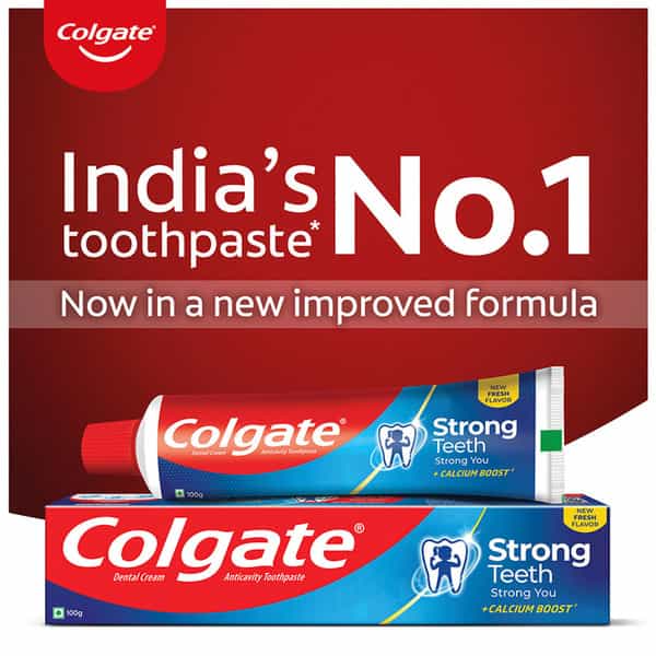 Colgate Strong Teeth Toothpaste Tube Of 500 G Saver Pack