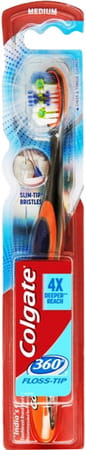 Colgate  Toothbrush 360 Flosstip Medium Bristles