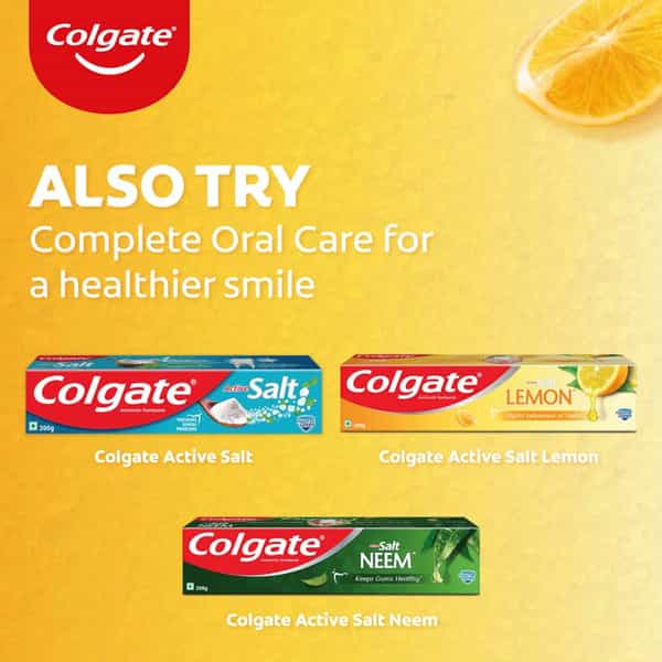 Colgate Toothpaste - Active Salt Lemon- 100 G