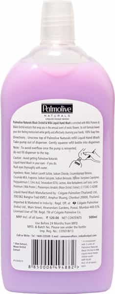 Palmolive Black Orchid Handwash  Bottle Of 500 Ml