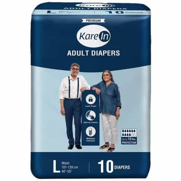Kare In Adult Diapers Large 10'S
