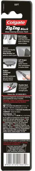 Colgate Toothbrush - Zigzag Black - 1 Pc - Soft Bristles