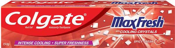 Colgate Toothpaste - Maxfresh Spicy Fresh - 150 G - Red Gel
