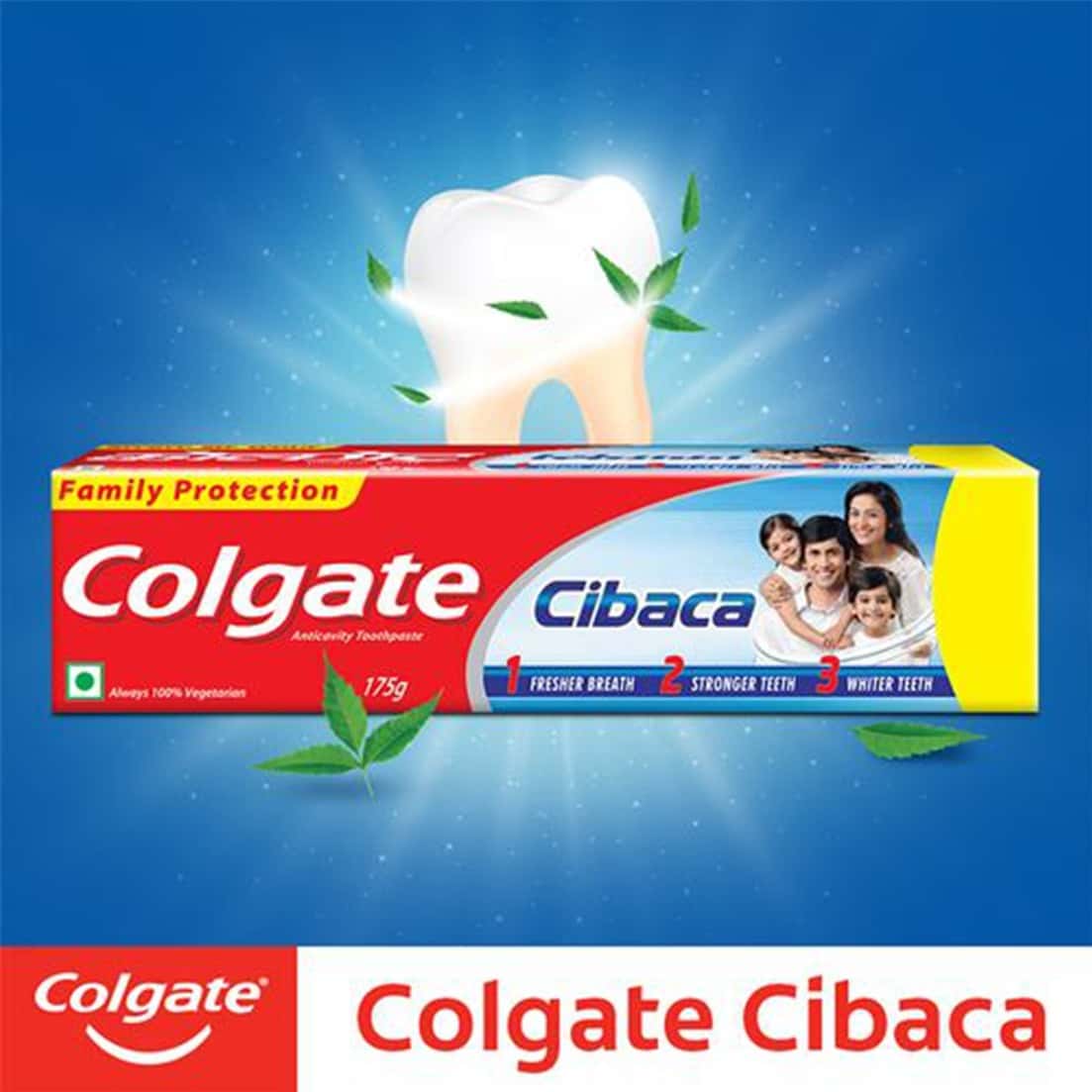 Buy COLGATE CIBACA ANTICAVITY TOOTHPASTE TUBE OF 175 G Online & Get