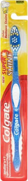 Colgate Toothbrush - Super Shine - 1 Pc - Medium Bristles